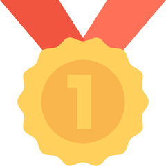 
Medal Flat vector Icon
