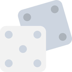 Dice Flat vector Icon