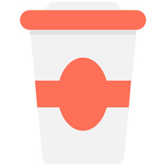 
Juice Cup Flat vector Icon
