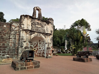 Fototapeta na wymiar A'famosa Fortress of Melaka, Malaysia