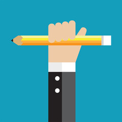 Creativity with pancil in hand