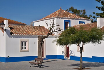 Typical architecture in Porto Covo, Alentejo - Portugal 