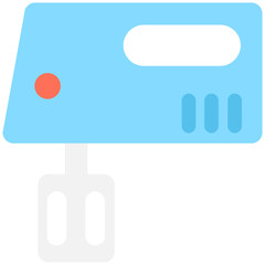 
Egg Beater Flat vector Icon

