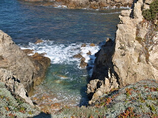 Great nature on the Atlantic West coast in Portugal