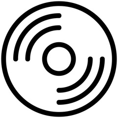 
CD Flat Vector Icon
