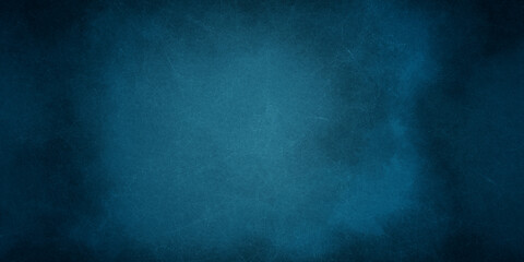 
Abstract soft blue background, vintage marbled textured border 