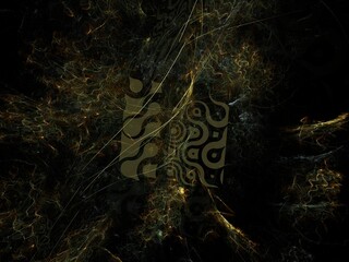 Imaginatory fractal background Image
