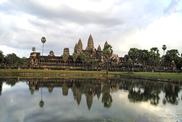 Fototapeta na wymiar Angkor Wat Temple , Siem Reap, Cambodia