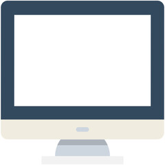 
Monitor Flat vector Icon
