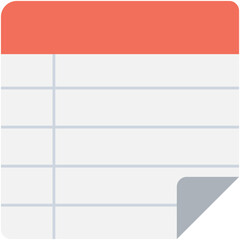 
Checklist Flat vector Icon
