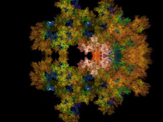 Imaginatory fractal background Image