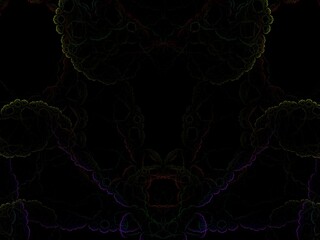 Imaginatory fractal background Image