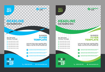 corporate modern Business brochure flyer design a4 template. Vector illustration. Cover Book and Magazine. Annual Report Vector illustration.