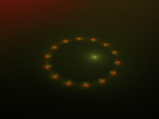 Imaginatory fractal background Image