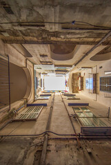 Naples, Italy - one of the main highlights in Naples are the wonderful court yards which can be...