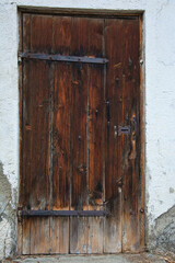 Alte Bauern Haus Holz Türe