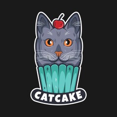 CatCake. Unique and Trendy Poster Design.