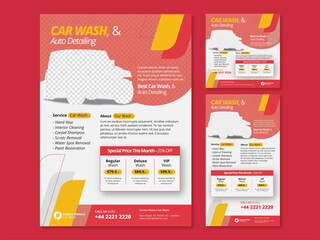 Car Wash Flyer Media Kit
