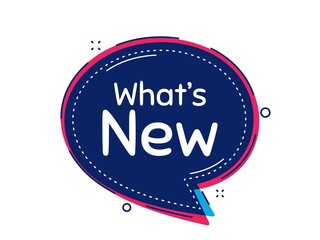 Whats new symbol. Thought bubble vector banner. Special offer sign. New arrivals symbol. Dialogue or thought speech balloon shape. Whats new chat think speech bubble. Infographic cloud message. Vector