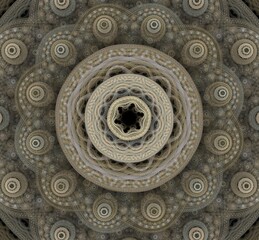 Abstract fractal pattern and shape