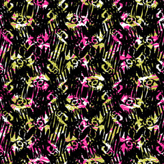 Obraz premium seamless pattern with butterflies