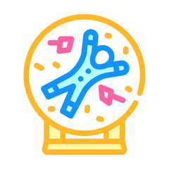 throwing knives color icon vector illustration flat