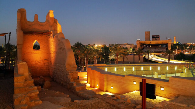 UNESCO World Heritage site Ad Diriyah near the capital of Saudi Arabia Riyadh
