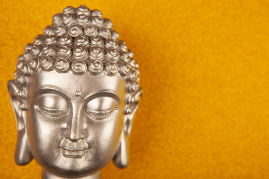 image of buddha gold background 