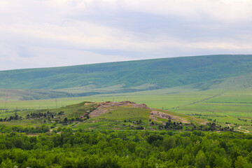 Obraz premium View of the Caucasus mountains in Georgia