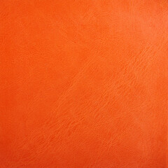Premium orange color leather texture background for decor
