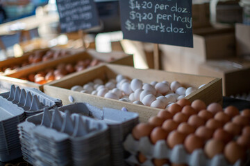 uova, mercato 