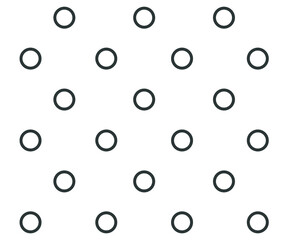black and white polka dot pattern background vector