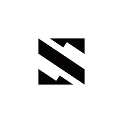 s initial logo design vector graphic idea creative