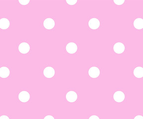 Vintage polka dots  pattern, colorful background - vector abstract background