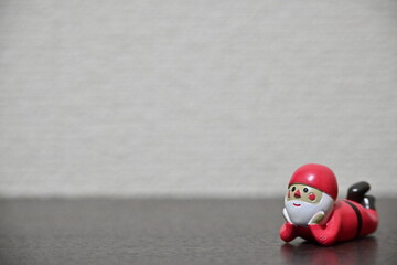 クリスマス背景：サンタクロース