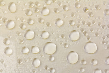 Water drops texture background. Water drops. Gray.Selective focus.