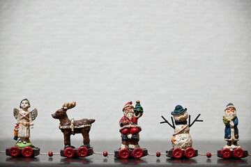 クリスマス背景：サンタクロース