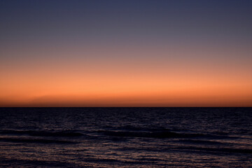 Sunset over the Red Sea, Jeddah, Saudi Arabia, KSA