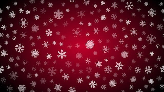 Red Christmas background snow illustration xmas. vector celebration