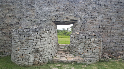 The ruins of Great Zimbabwe