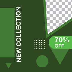 social media post vector design