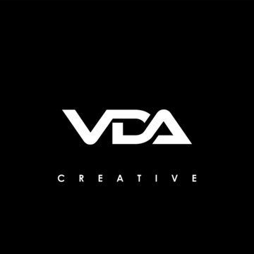 VDA Letter Initial Logo Design Template Vector Illustration