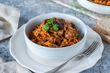 Traditional Polish bigos