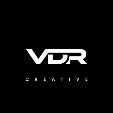 VDR Letter Initial Logo Design Template Vector Illustration