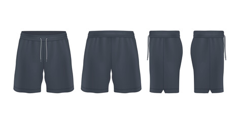 sport shorts design template,pants fashion vector illustration.