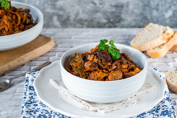 Traditional Polish bigos