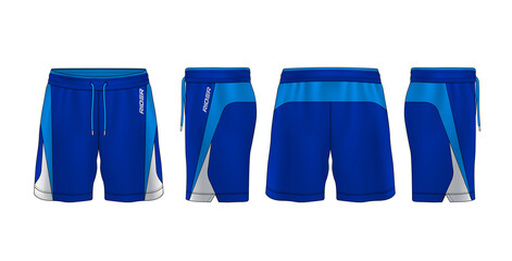 sport shorts design template,pants fashion vector illustration.