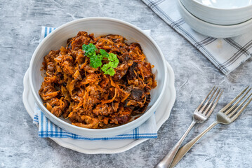 Traditional Polish bigos