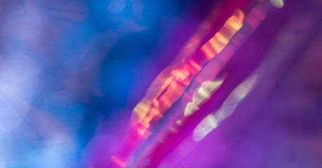 Blurred Iridescent neon background.