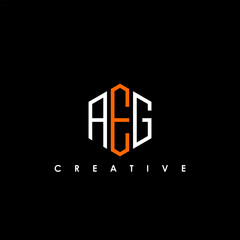 AEG Letter Initial Logo Design Template Vector Illustration